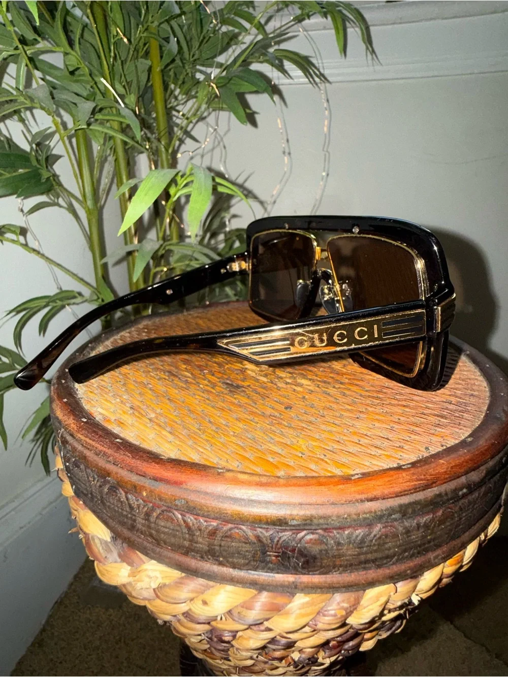 Gucci GG0900S Aviator tortoise Sunglasses - Unisex